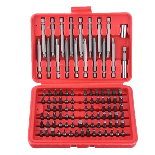 98PC 75MM Security Bit Set Drill Star Hex Spanner Torx Magnetic Screwdriver PH2