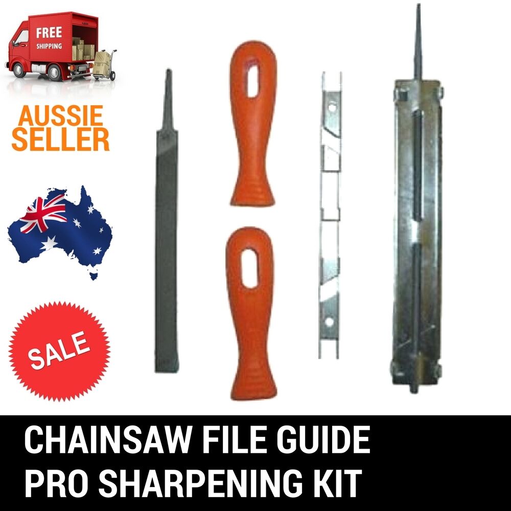NEW CHAINSAW SHARPENING FILE GUIDE KIT 5/32 (4.0MM) SUITS STIHL BAUMR-AG ECHO