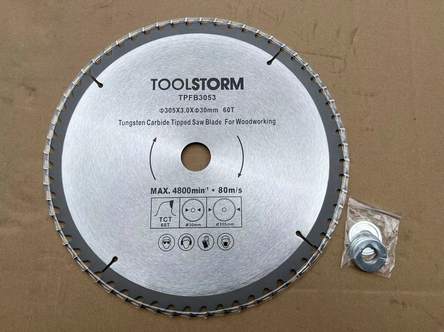 2X Mitre Saw Blade 12" 305mm 60T TIMBER 100T Alum Fit Bosch Makita DeWALT RYOBI