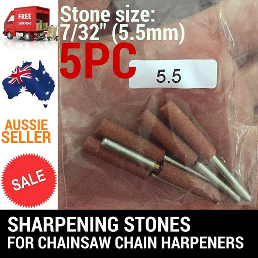 7/32 5.5MM QUALITY SHARPENING STONES FOR CHAINSAW SHARPNER 12V/9.6V OREGON STIHL