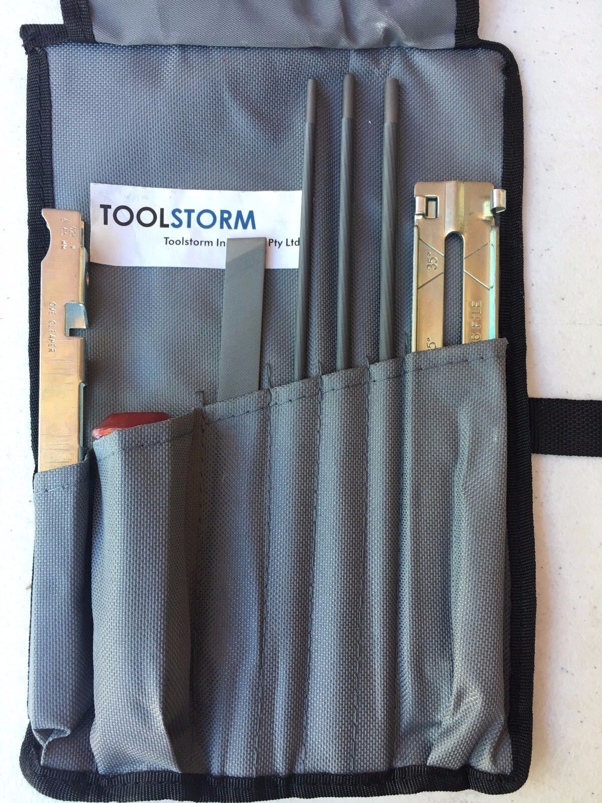 CHAINSAW CHAIN FILES GUIDE KIT FLAT 3/16" DEPTH GAUGE SHARPENING FOR .325" CHAIN