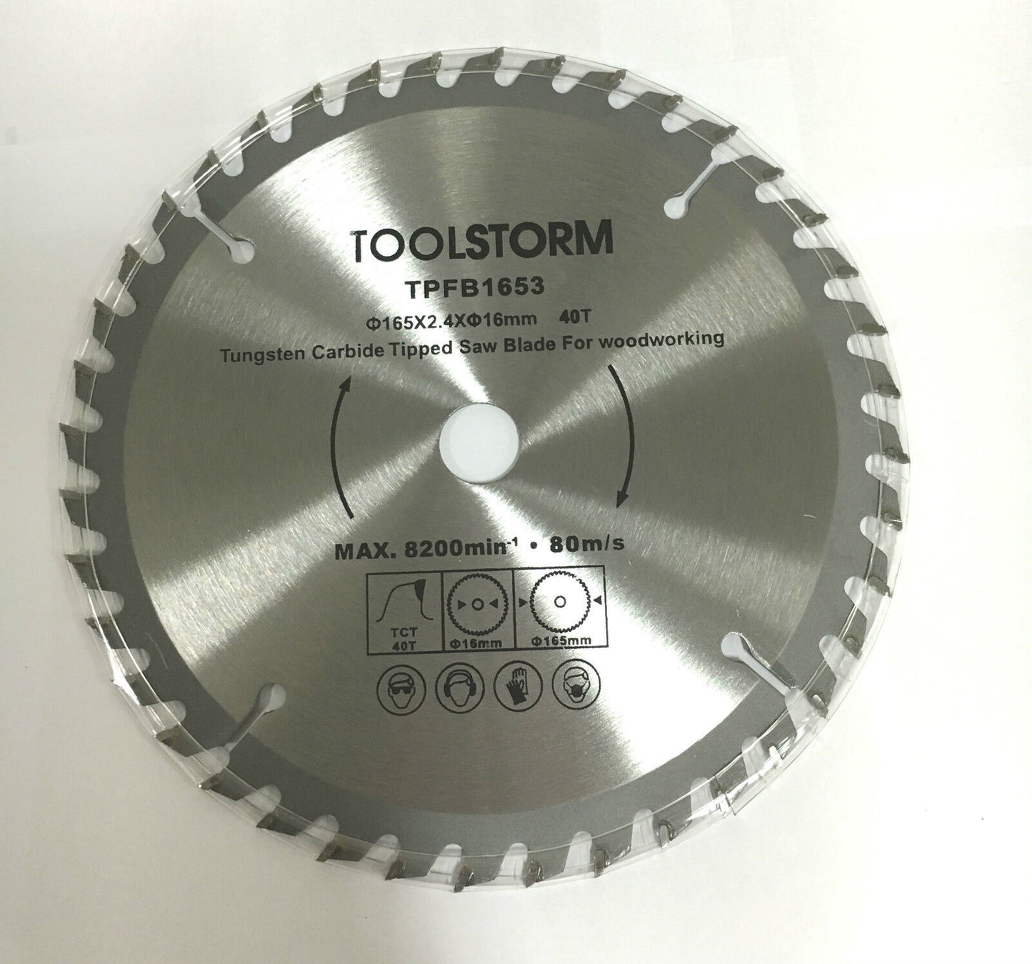 3PC CIRCULAR SAW BLADES 165MM  16T 24T 40T ARBOR 20MM 16MM 15.88MM 10MM