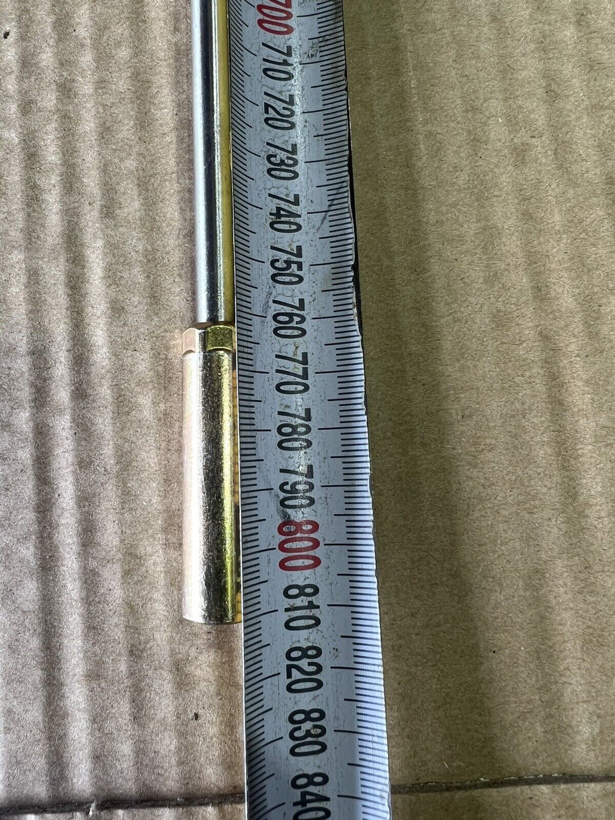 810mm Steel Hard Shaft w/ 9 Spline and 7mm Socket for Baumr-AG MTM UPPER SHAFT