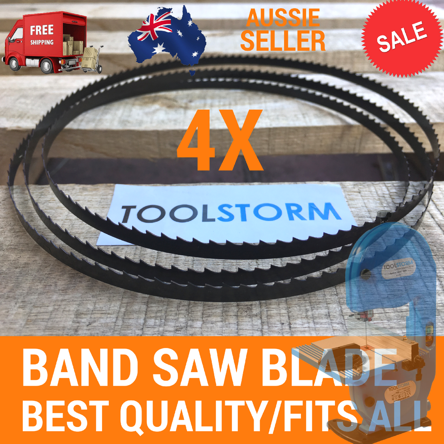 QUALITY TOOLSTORM BAND SAW BANDSAW BLADE 42 3/4"(1085mm) x 1/8''(3.16mm) x 14TPI