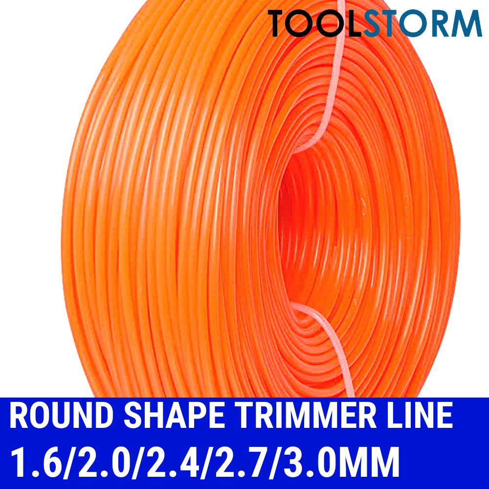 Round Shape 1.6 2.0 2.4 3.0mm Trimmer line Whipper Snipper Cord For Grass Trimme