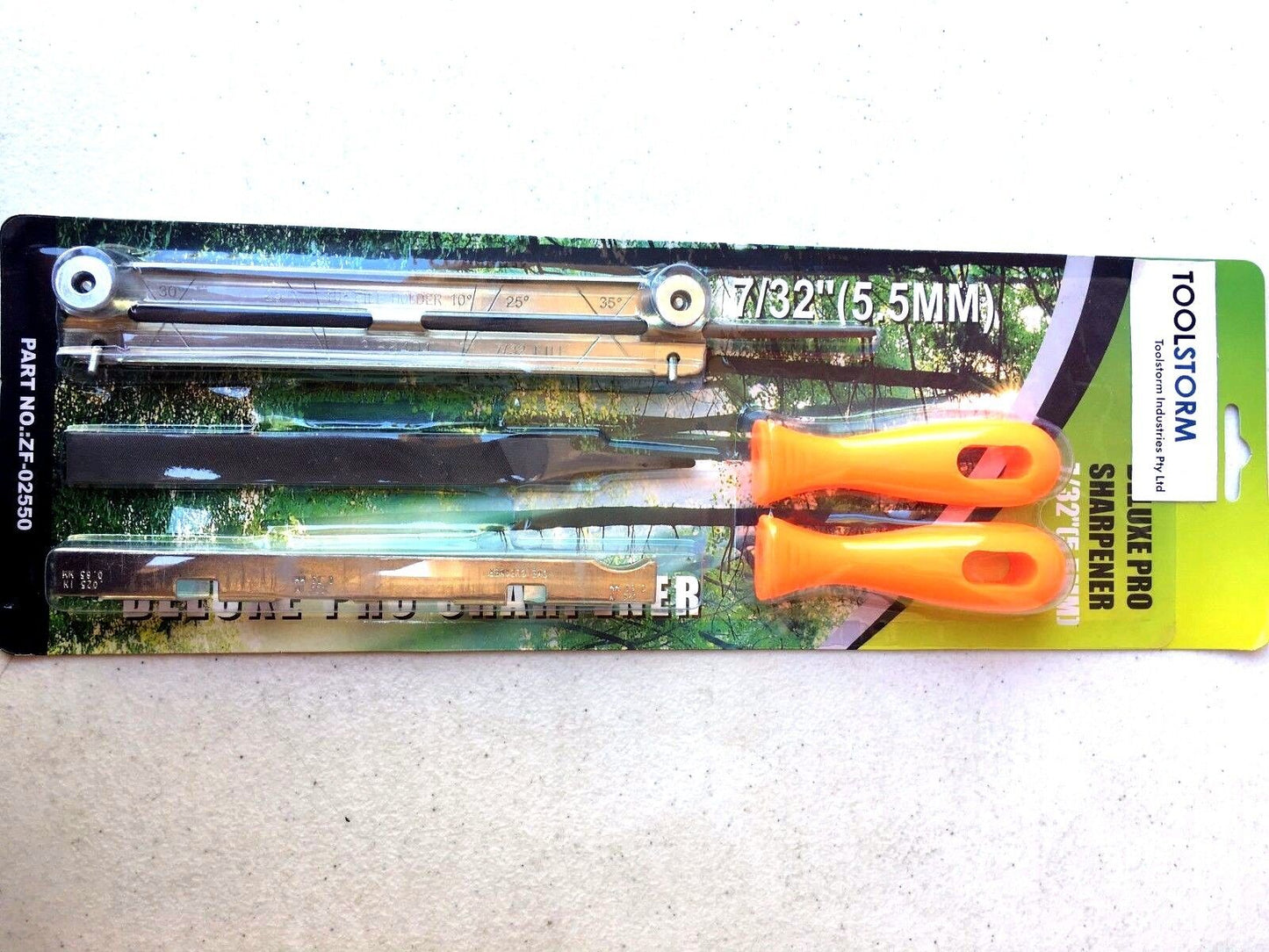 NEW CHAINSAW SHARPENING FILE GUIDE KIT 7/32" (5.5MM)  SUITS STIHL BAUMR-AG ECHO