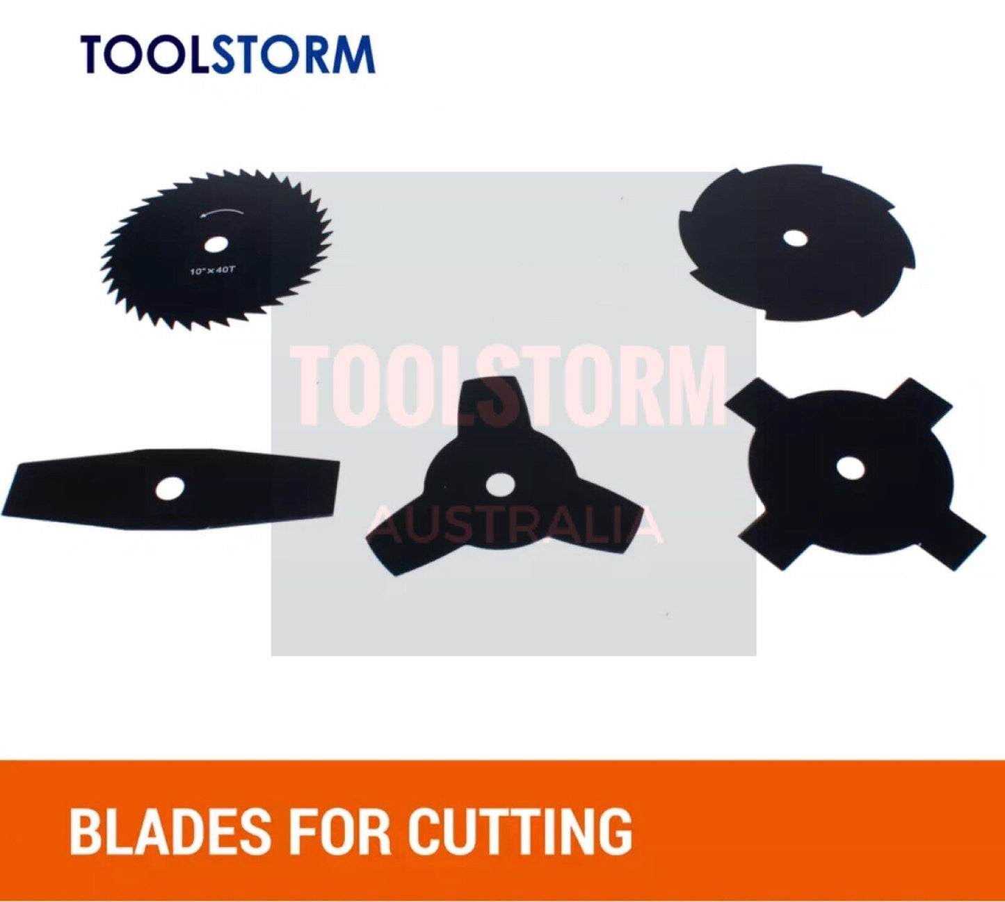 5 x BRUSHCUTTER BLADE Fit YARD FORCE 33CC LINE TRIMMER GMT09-AU GT A42 GTA42
